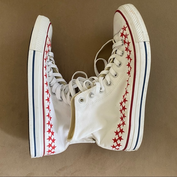 Converse Chuck Taylor All Star American Flag Memorial Day July 4 Patriotic - Picture 5 of 7